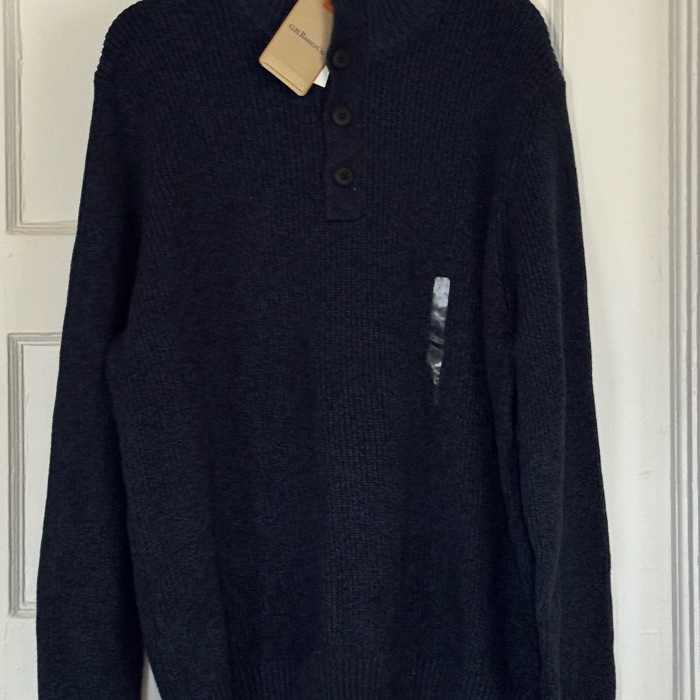 G.H.Bass & Co Men's Midnight blue Sweater